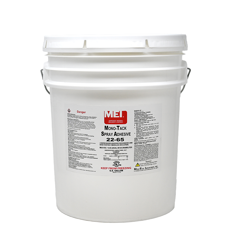 22-65 Mono-Tack Spray Adhesive is a water based spray adhesive designed for fiberglass to metal applications.