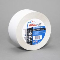 Cold Seal 729 ASJ+ is a WMP® (White Metallized Polypropylene) reinforced tape designed to seal seams and joints of WMP® ASJ faced fiberglass duct board.
